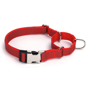 True Charlie Co. Red Martingale Collar - Buckle