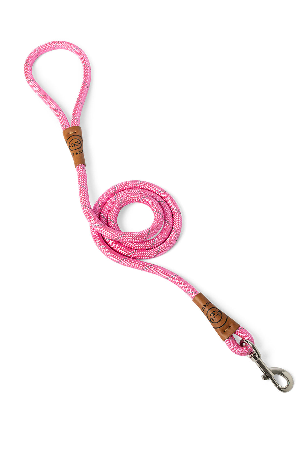 Pink rope best sale dog leash